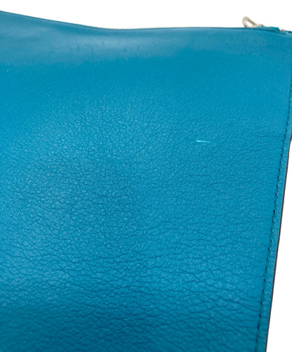 LOEWE Clutch Bag Second Bag Anagram Red Authentic