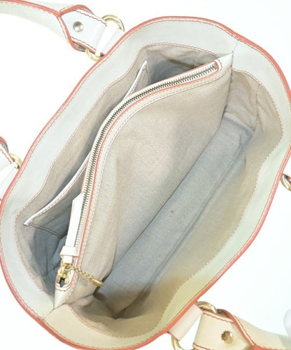 CELINE Hand Bag Tote Purse White Authentic