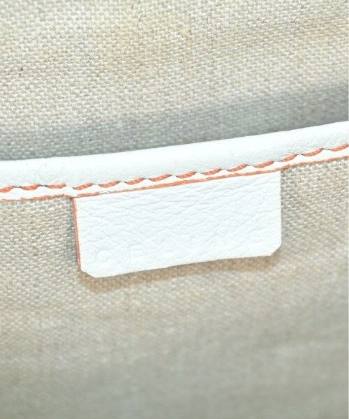 CELINE Hand Bag Tote Purse White Authentic