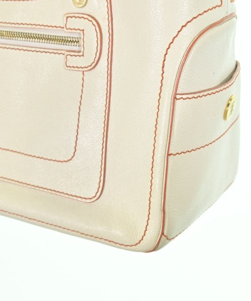 CELINE Hand Bag Tote Purse White Authentic