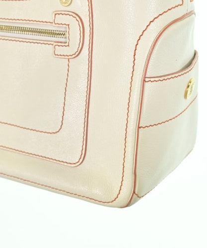 CELINE Hand Bag Tote Purse White Authentic