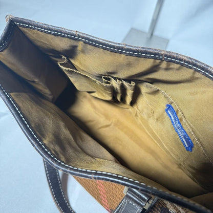BURBERRY LONDON Hand Bag Tote Purse Nova Check Authentic