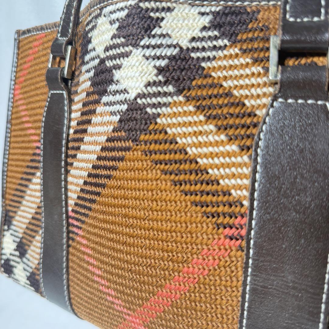 BURBERRY LONDON Hand Bag Tote Purse Nova Check Authentic