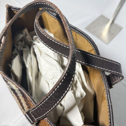BURBERRY LONDON Hand Bag Tote Purse Nova Check Authentic