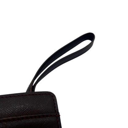 BURBERRY Clutch Bag Second Bag Leather Brown Authentic