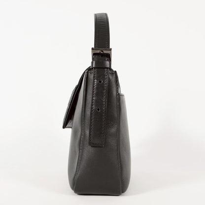 GIVENCHY Hand Bag Tote Purse Black Leather Authentic
