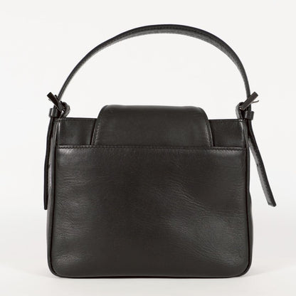GIVENCHY Hand Bag Tote Purse Black Leather Authentic