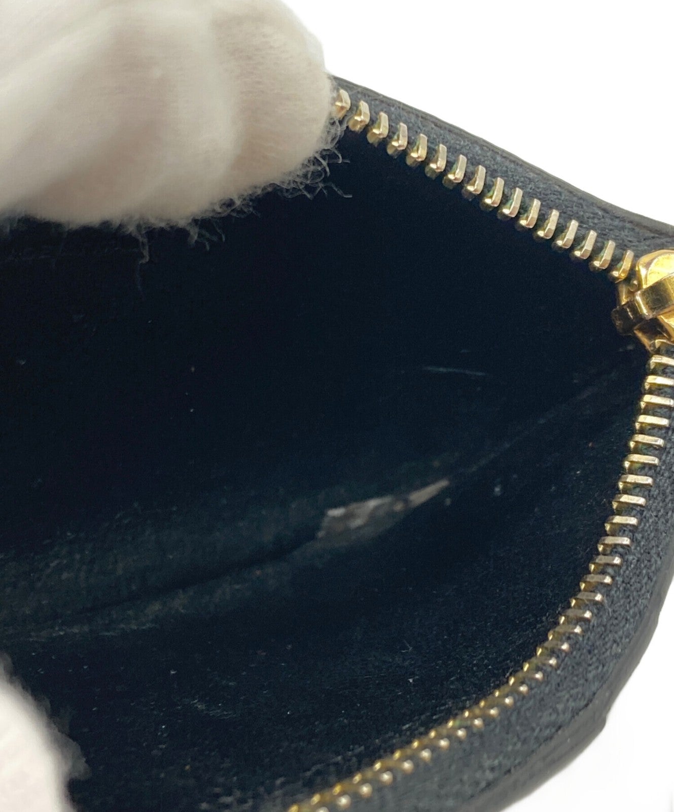 Saint Laurent Paris Fragment Case Purse YSL Cassandra Black Authentic