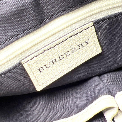 BURBERRY Hand Bag Tote Purse Stripe Authentic