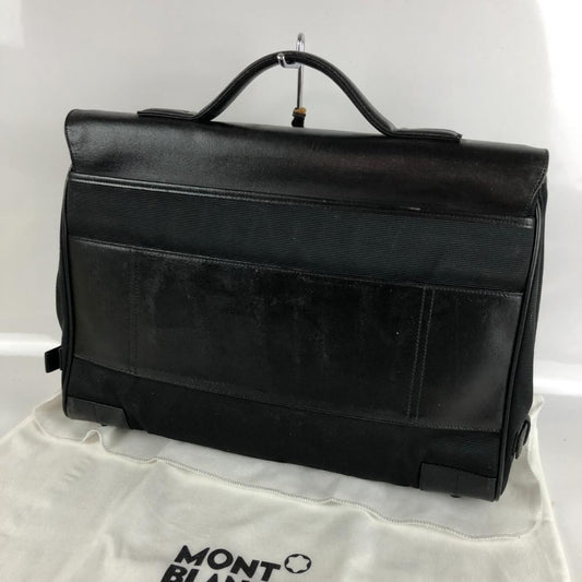 Montblanc Business Bag Briefcase Black Authentic