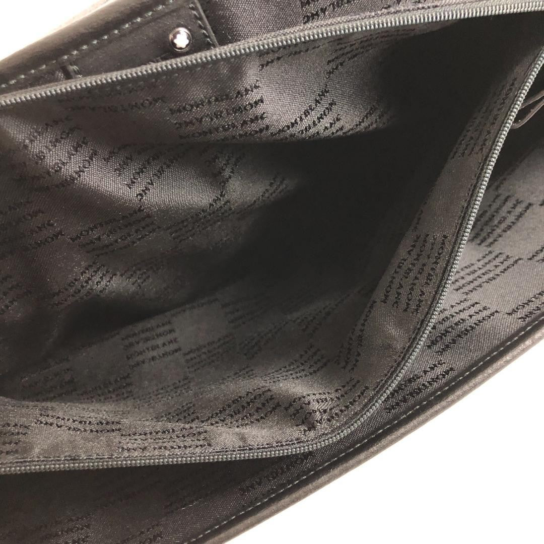 Montblanc Business Bag Briefcase Black Authentic