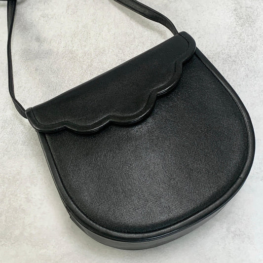 Saint Laurent Bag YSL Shoulder Purse  		Leather Black Gold Vintage Authentic