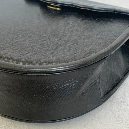 Saint Laurent Bag YSL Shoulder Purse  		Leather Black Gold Vintage Authentic