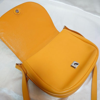 CELINE Shoulder Bag Purse Leather Authentic