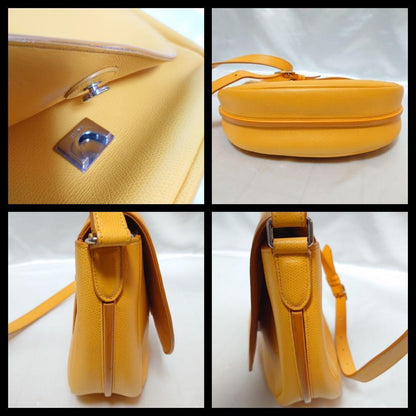 CELINE Shoulder Bag Purse Leather Authentic