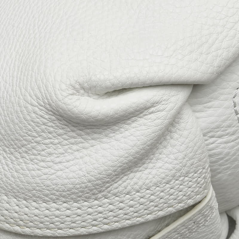 CELINE handbag Purse BITTERSWEET White PVC Leather Authentic Women's Used
