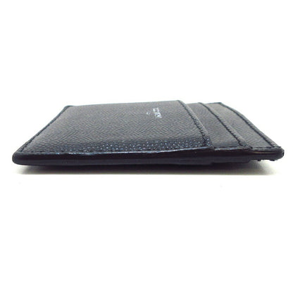 Saint Laurent Paris Card Case Holder Wallet Compact Purse Logo Leather Black