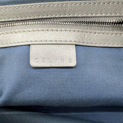CELINE Shoulder Bag Purse C Macadam Denim Canvas Authentic