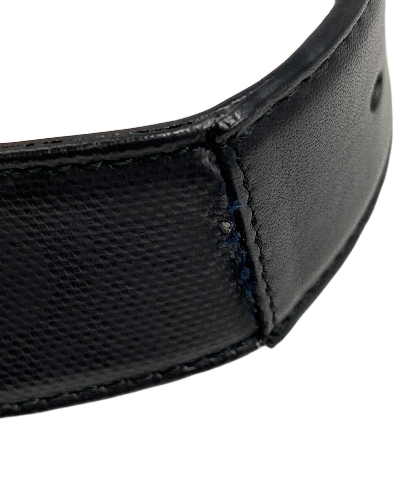 Dior HOMME Men's Belt Leather Black Authentic