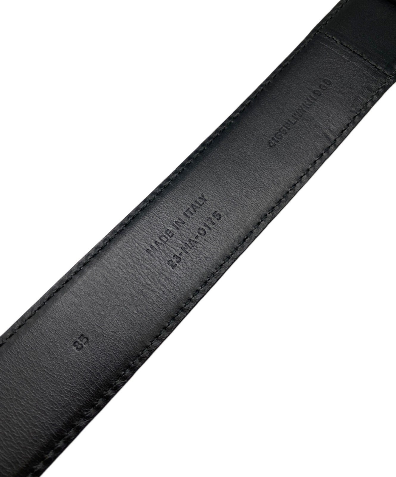 Dior HOMME Men's Belt Leather Black Authentic