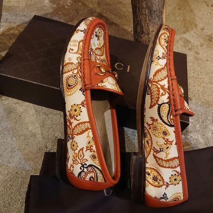 GUCCI Loafers Shoes 1953 Limited Collection Horse Bit EU 35.5 US 5.5 Multicolor