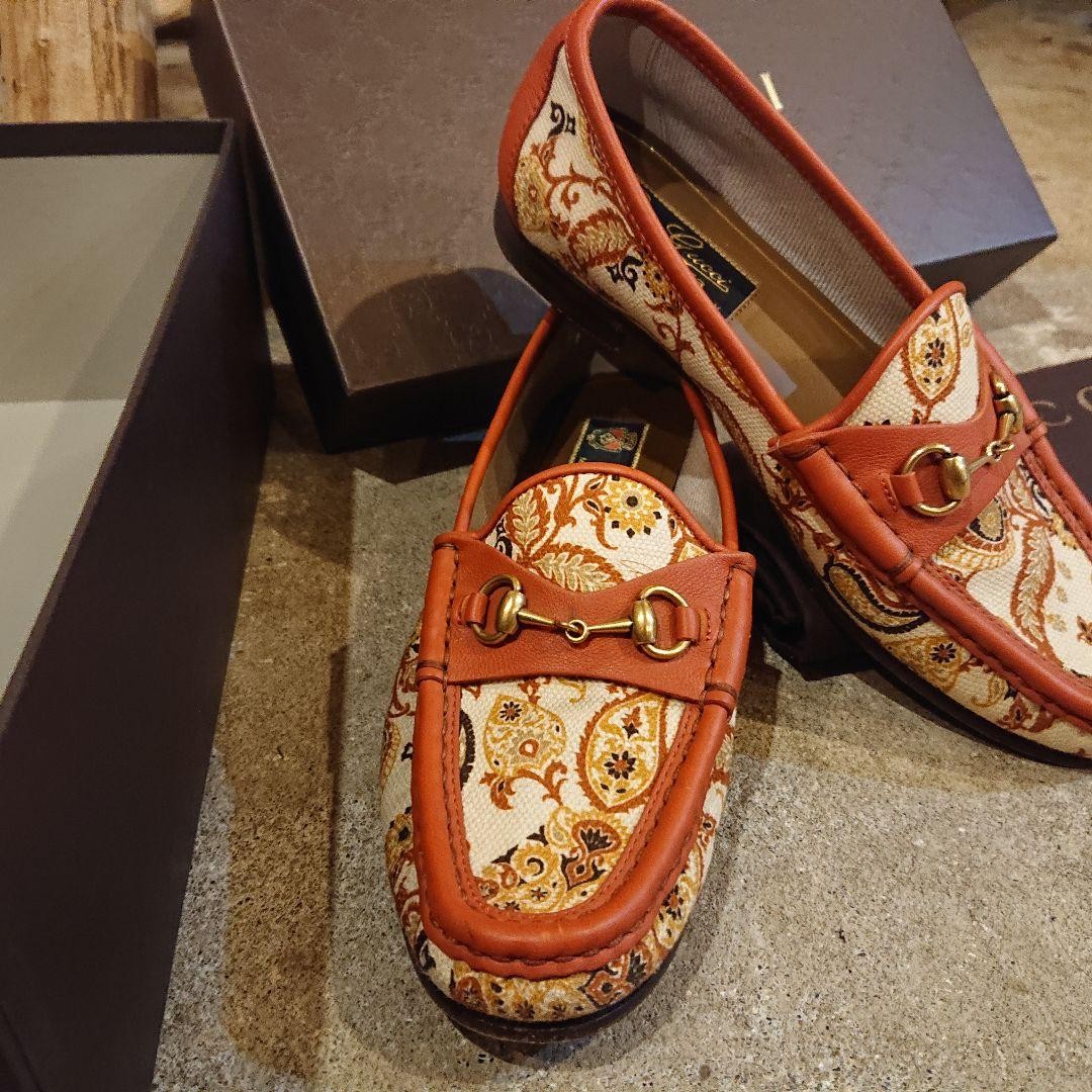 GUCCI Loafers Shoes 1953 Limited Collection Horse Bit EU 35.5 US 5.5 Multicolor