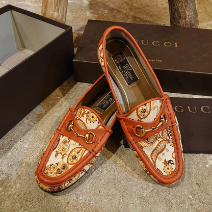 GUCCI Loafers Shoes 1953 Limited Collection Horse Bit EU 35.5 US 5.5 Multicolor