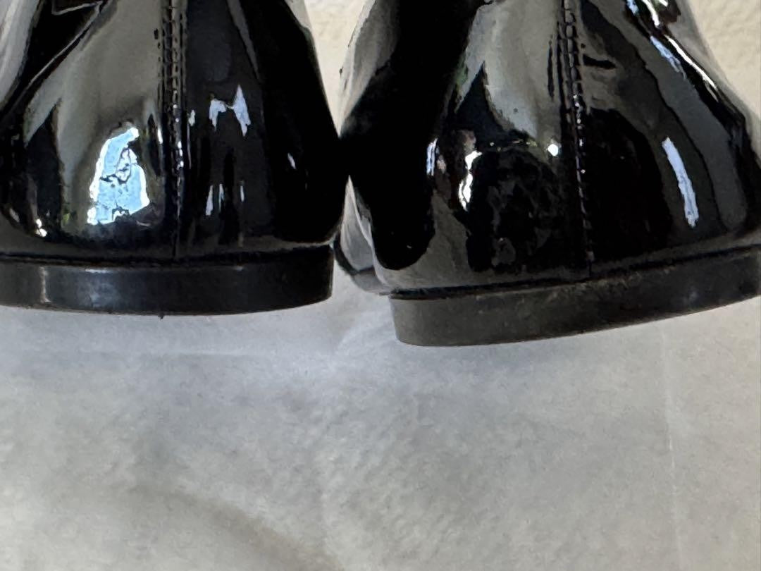 GUCCI Loafers Shoes Interlocking EU 37.0 US 7.0 Black Authentic