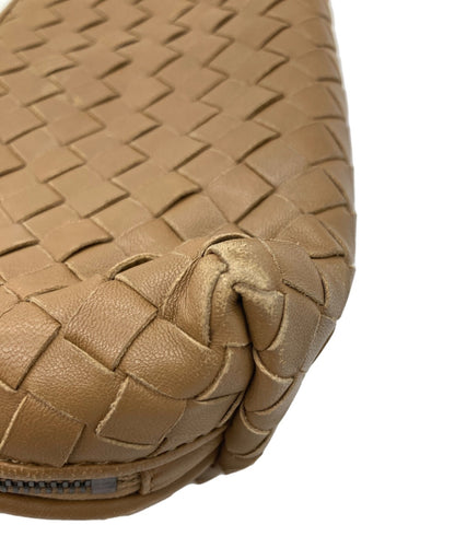 BOTTEGA VENETA Accessory Pouch Hand Pouch Intrecciato Brown Authentic