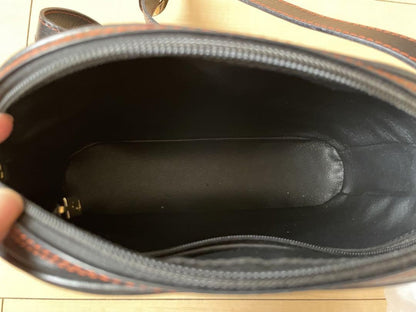 Saint Laurent Shoulder Bag Purse YSL Leather Black Authentic