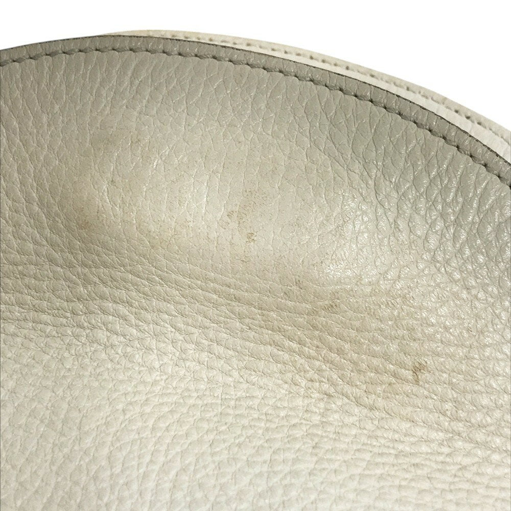 Salvatore Ferragamo shoulder bag Purse Gancini Gray Women's Authentic Used