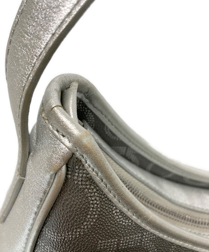 Salvatore Ferragamo shoulder bag Purse Gancini Silver  Women's Authentic Used