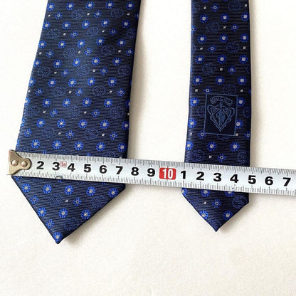 GUCCI Necktie Tie interlocking GG Geometric All over Polka Dot pattern Authentic