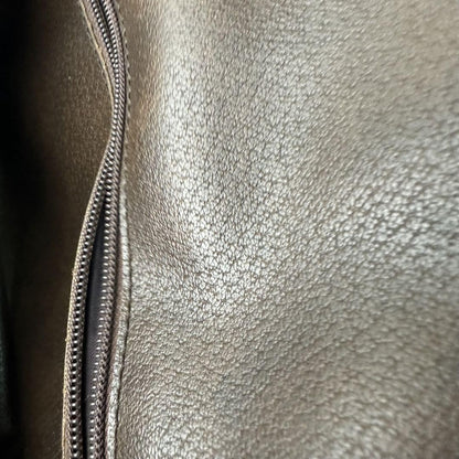 Longchamp Mini Shoulder Bag Purse Leather Camel Brown Authentic