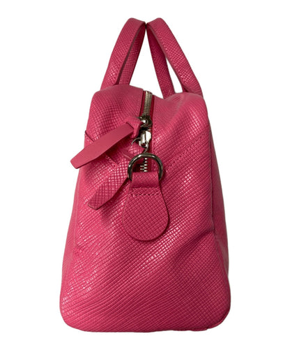 Longchamp Hand Shoulder Bag Tote Purse 2way Pink Authentic