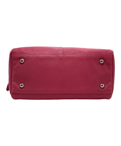 Longchamp Hand Shoulder Bag Tote Purse 2way Pink Authentic