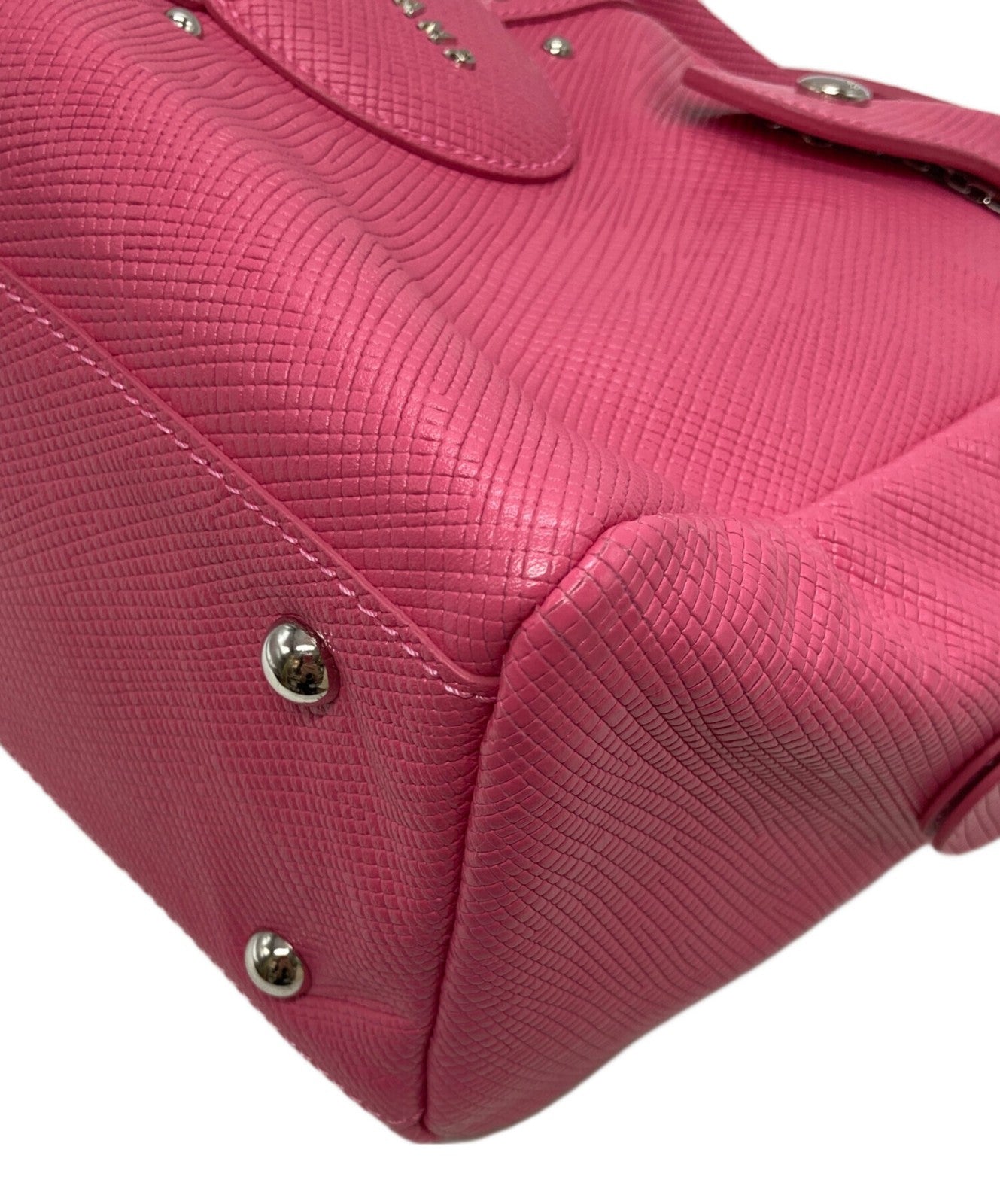 Longchamp Hand Shoulder Bag Tote Purse 2way Pink Authentic