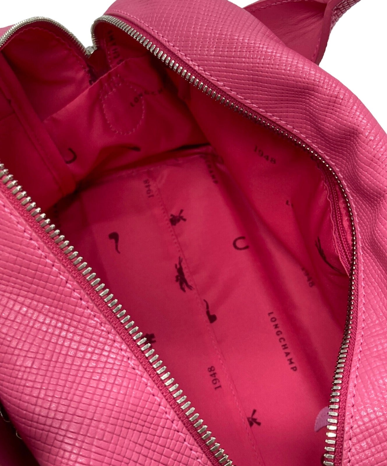 Longchamp Hand Shoulder Bag Tote Purse 2way Pink Authentic