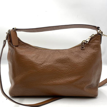 COACH Hand Shoulder Bag Tote Purse 2way Leather Brown Authentic
