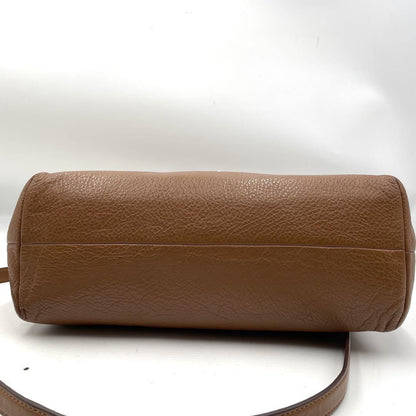 COACH Hand Shoulder Bag Tote Purse 2way Leather Brown Authentic