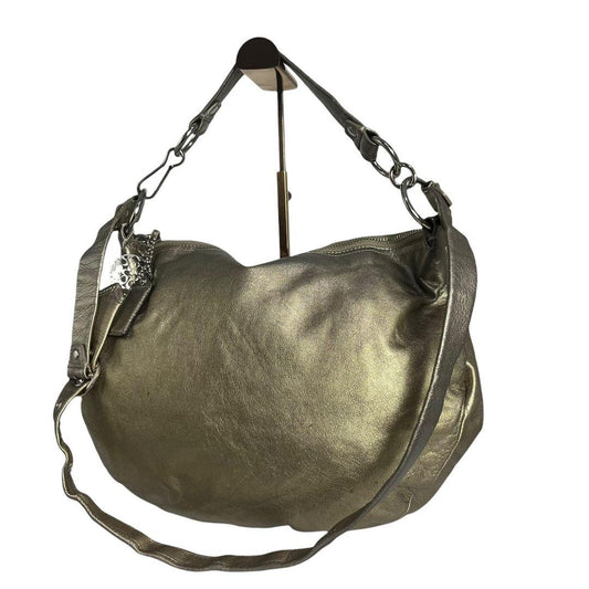 COACH Hand Shoulder Bag Tote Purse 2way Metallic Authentic