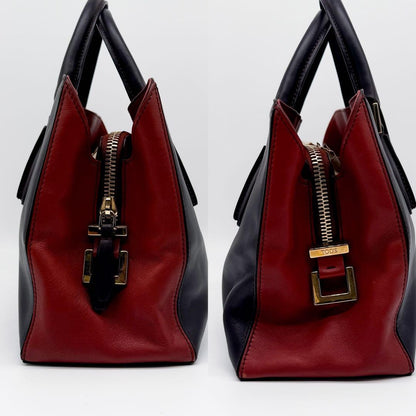 TOD'S Hand Bag Tote Purse D-Style Leather Brown Authentic