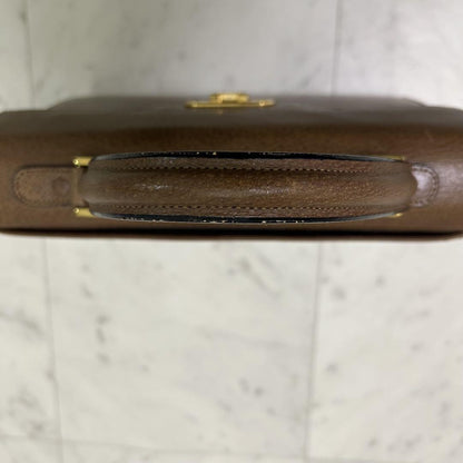 Valentino Garavani Hand Bag Tote Purse Brown Authentic