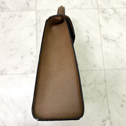 Valentino Garavani Hand Bag Tote Purse Brown Authentic