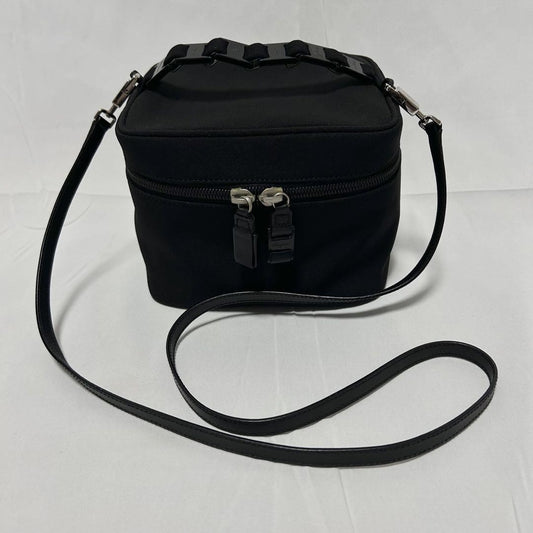Salvatore Ferragamo Mini Shoulder Bag Purse 2way Vara Ribbon Black Authentic