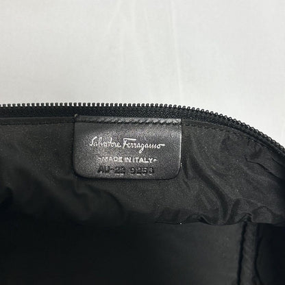 Salvatore Ferragamo Mini Shoulder Bag Purse 2way Vara Ribbon Black Authentic