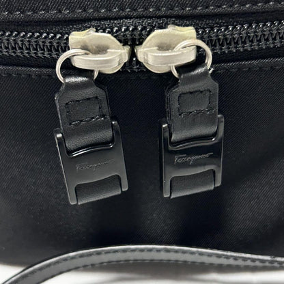 Salvatore Ferragamo Mini Shoulder Bag Purse 2way Vara Ribbon Black Authentic