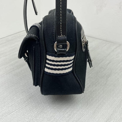 BURBERRY BLUE LABEL Shoulder Bag Purse Canvas Black Authentic