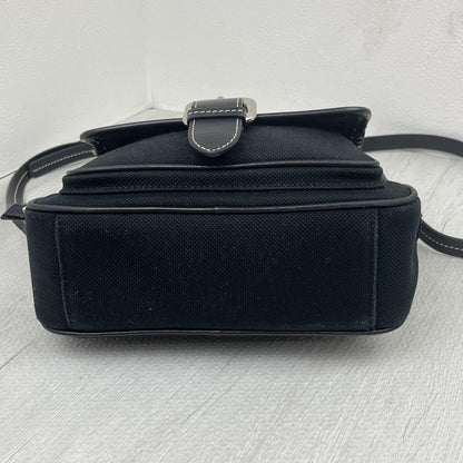 BURBERRY BLUE LABEL Shoulder Bag Purse Canvas Black Authentic