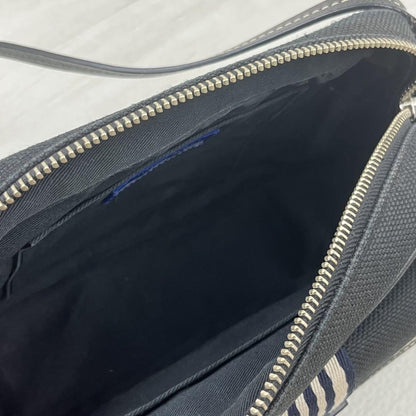 BURBERRY BLUE LABEL Shoulder Bag Purse Canvas Black Authentic